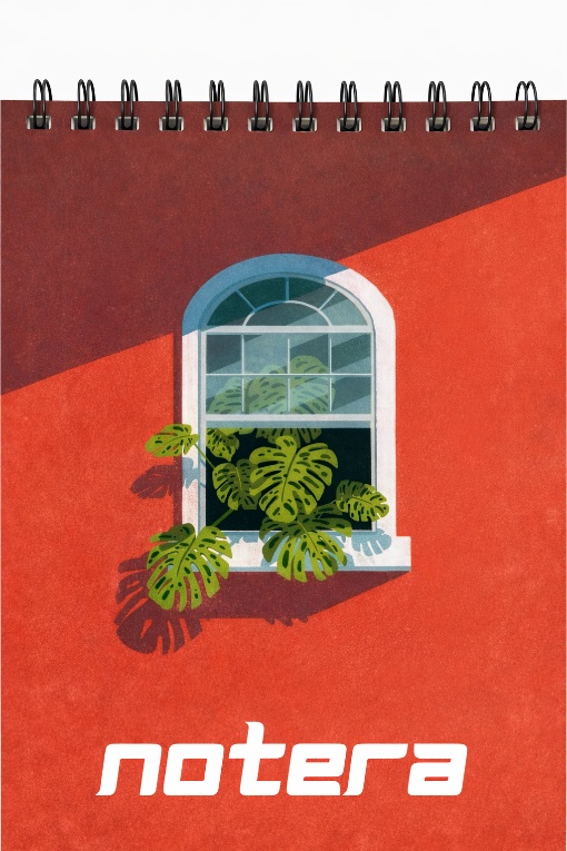 Window Plant A6 Notepad - Front