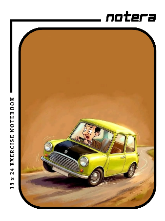Comedy Car DC Notebook - Front