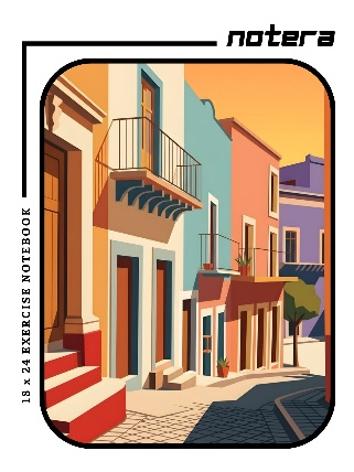 Sunny Street DC Notebook - Front