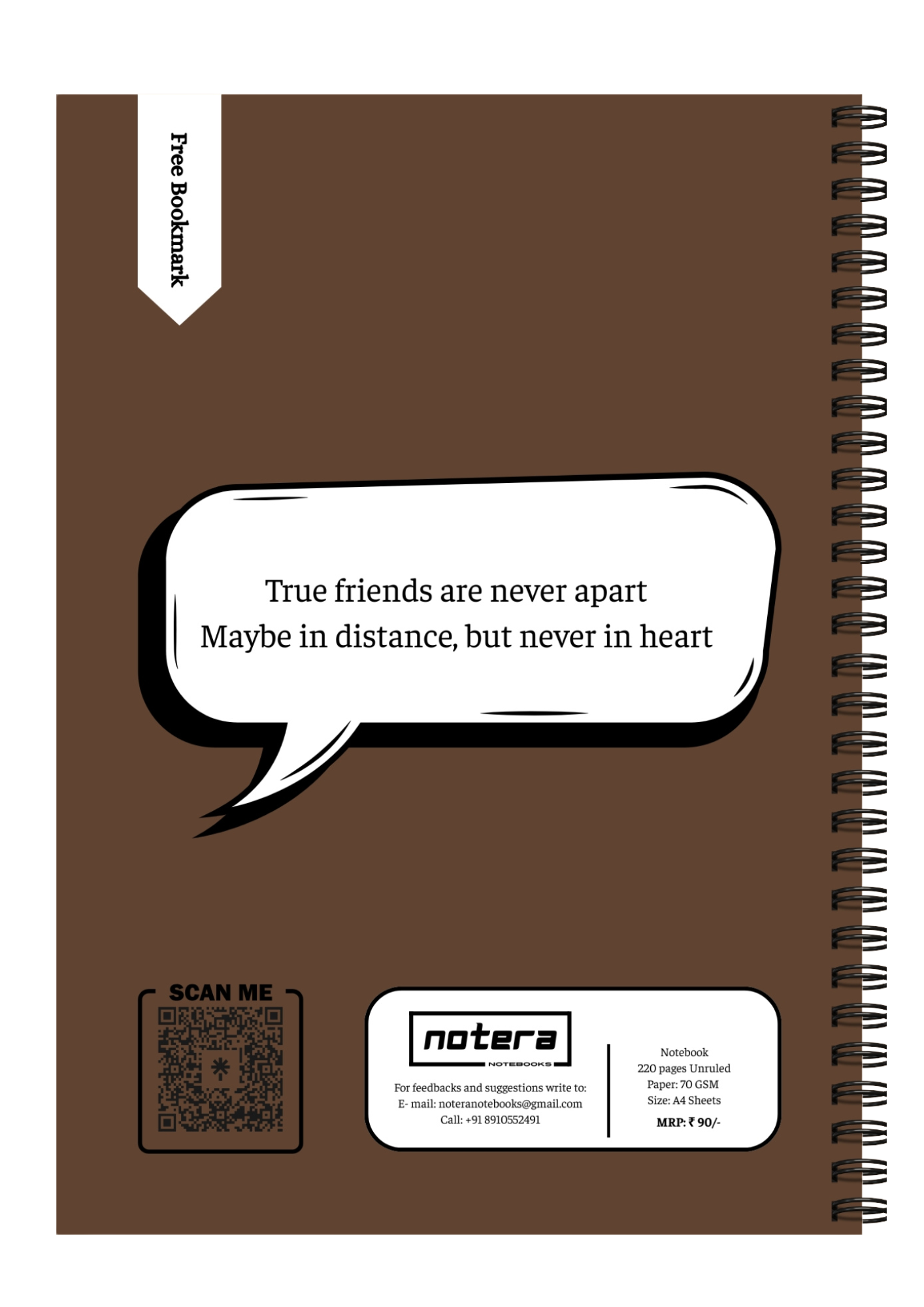 We Bare Bears Notebook - Back
